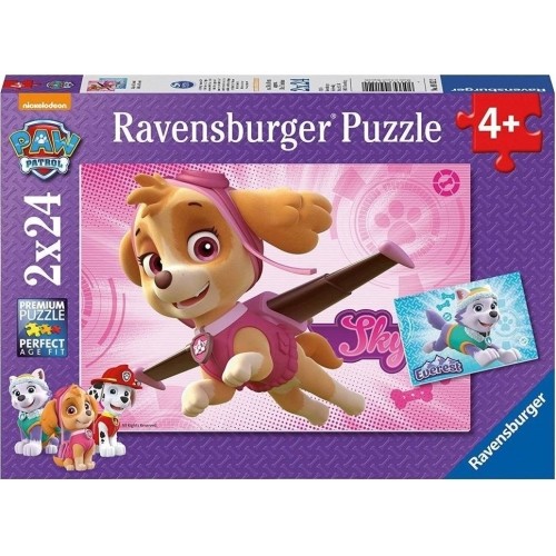RAVENSBURGER puzzle Skye & Everest 2x24 elem., 9152