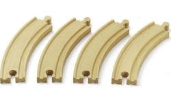 BRIO lenktų kelio detalių rinkinys, dideli 33342