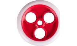 Koło zapasowe do skutera 230x33 mm Jumbo 2 białe - Biały/Czerwony