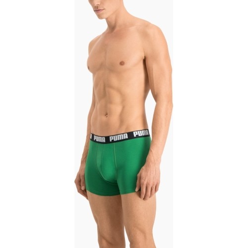 Bielizna męska Puma Basic Boxer zielono-czarna