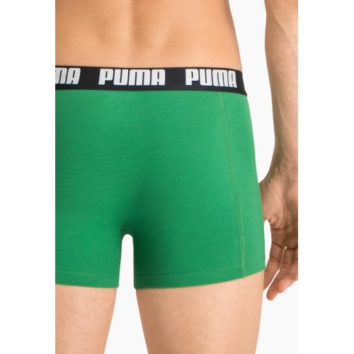 Bielizna męska Puma Basic Boxer zielono-czarna