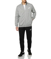 Dres męski Puma Clean Sweat Suit szaro-czarny 585841 03