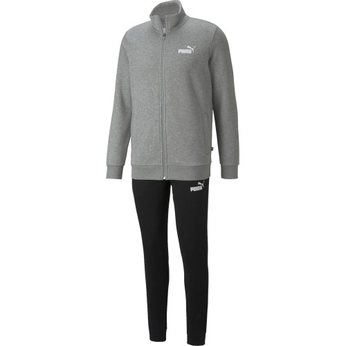 Dres męski Puma Clean Sweat Suit szaro-czarny 585841 03