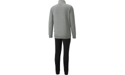 Dres męski Puma Clean Sweat Suit szaro-czarny 585841 03