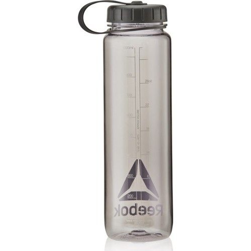Butelka na wodę REEBOK szeroka szyjka 1000 ml, czarna