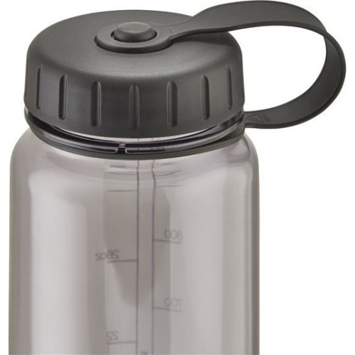 Butelka na wodę REEBOK szeroka szyjka 1000 ml, czarna