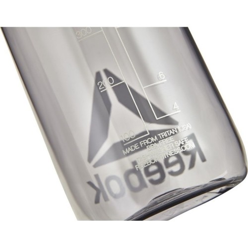 Butelka na wodę REEBOK szeroka szyjka 1000 ml, czarna