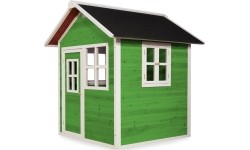 Drewniany domek do zabawy EXIT Loft 100 - zielony