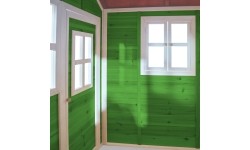 Drewniany domek do zabawy EXIT Loft 100 - zielony