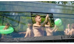 Basen EXIT Wood 540x250x122cm z zadaszeniem, drabinką i filtrem piaskowym