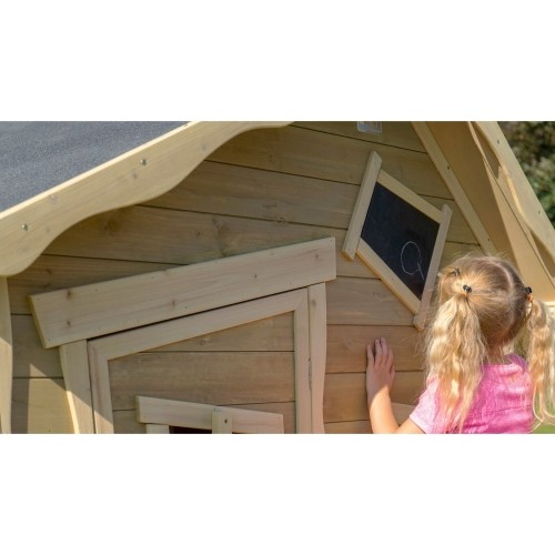Drewniany domek do zabawy Exit Crooky 100 Grey-Beige