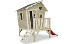 Drewniany domek do zabawy EXIT Crooky 300 - Grey/Blue