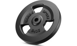 Zestaw obciążeń żeliwnych Marbo, 60 kg / 2x20 kg + 2x10 kg