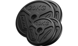 Zestaw obciążeń żeliwnych olimpijskich 60 kg / 2 x 20 kg + 2 x 10 kg MW-2x20KG_2x10KG-OLI - Marbo Sport