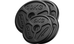 Zestaw obciążeń żeliwnych olimpijskich 30 kg / 2 x 10 kg + 2 x 5 kg - Marbo Sport