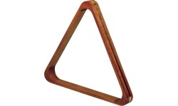 Trójkąt z ciemnego drewna z mosiężnymi rurkami Buffalo, 52,4mm
