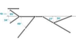 Profesjonalny stół do masażu SPA & Wellness Fiji, 5 lub 7-sekcyjny