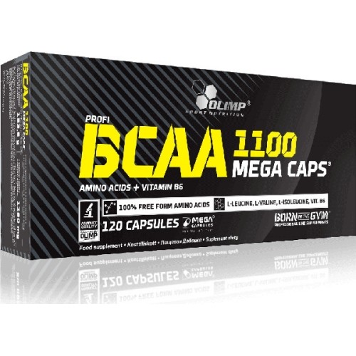 Olimp BCAA Mega Caps 1100 120 kaps.