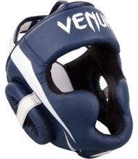 Kask bokserski Venum Elite - White/Navy Blue