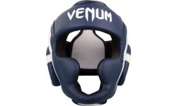 Kask bokserski Venum Elite - White/Navy Blue