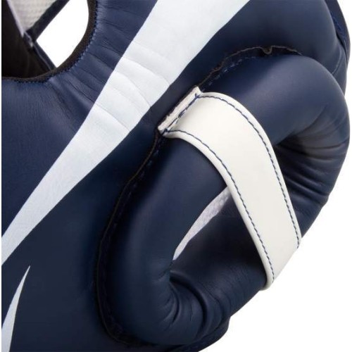 Kask bokserski Venum Elite - White/Navy Blue