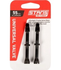 Zawory do opon bezdętkowych Stan's NoTubes 55 mm (czarne)