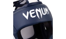 Kask bokserski Venum Elite - White/Navy Blue