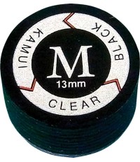 Skórka do kija bilardowego KamuiClear Black Medium 13 mm, 1 szt.