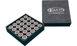 Skórka do kija bilardowego KamuiClear Black Medium 13 mm, 1 szt.