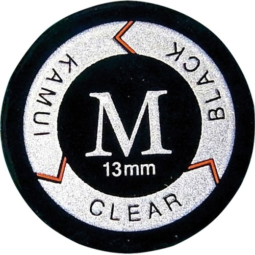 Skórka do kija bilardowego KamuiClear Black Medium 13 mm, 1 szt.