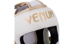 Kask bokserski Venum Elite - White/Gold