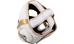 Kask bokserski Venum Elite - White/Gold