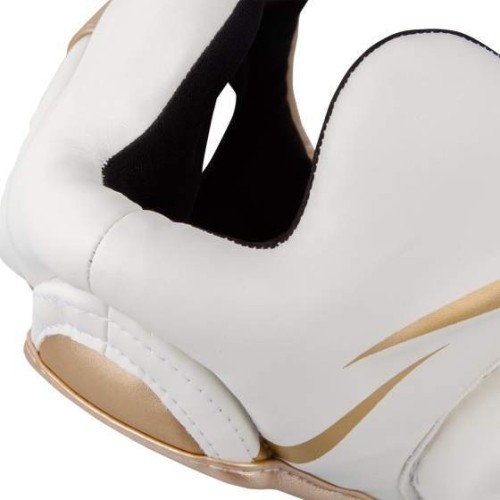 Kask bokserski Venum Elite - White/Gold