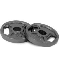 Zestaw żeliwnych talerzy olimpijskich KROON 5–25 kg - 25 kg