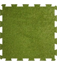 Gumowa mata ze sztuczną trawą, puzzle