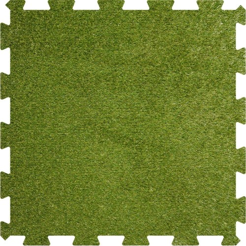 Gumowa mata ze sztuczną trawą, puzzle