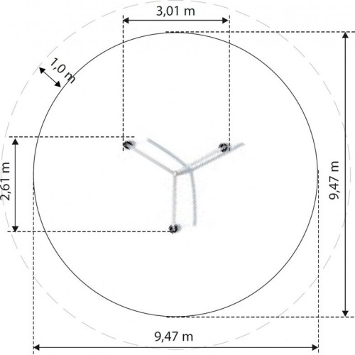 Wisząca karuzela Inter-Play Monsoon 3