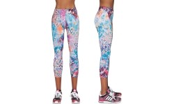 Damskie legginsy fitness do uprawiania sportu Bas Black Caty 70 - Multicolour