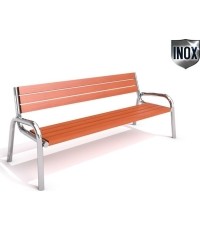 Ławka ze stali nierdzewnej Inter-Play 15