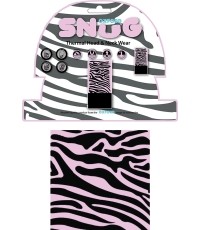 Uniwersalny wielofunkcyjny komin Oxford Snug - Różowa zebra