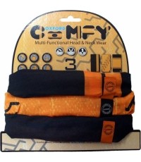 Uniwersalna bandamka Komin Getr na szyję i twarz Oxford Comfy 3-szt. - Harley Davidson Colours