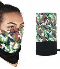Uniwersalny wielofunkcyjny komin Oxford Snug - Camo Green