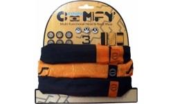 Uniwersalna bandamka Komin Getr na szyję i twarz Oxford Comfy 3-szt. - Skulls