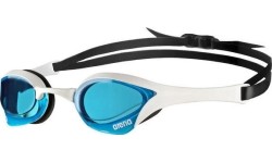 Okulary pływackie Arena Cobra Ultra Swipe, niebiesko-białe