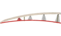 Trampolina gimnastyczna wyczynowa Nova'Jump Hard 23 cm