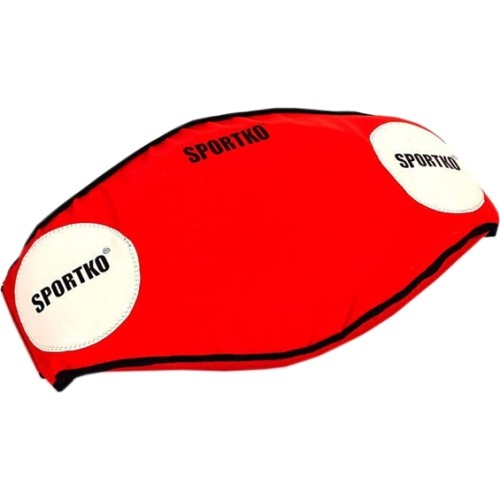 Sportowy treningowy ochraniacz pasa SportKO 335 - rozm. uniwersalny - Red