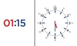 Clock dominos