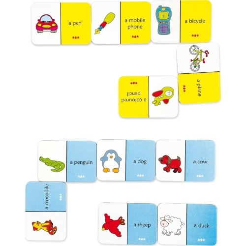 Domino Animals. English language