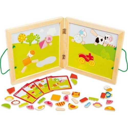 Farm. Magnetic puzzle