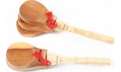 Wood Castnets With Handle Amaya